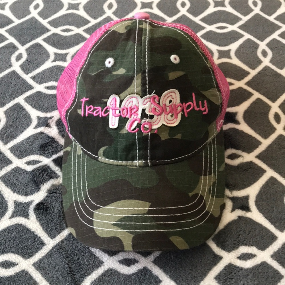 Pink and Camo Trucker Hat Tractor Supply